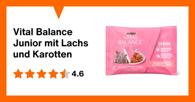 Produktbild zu Vital Balance Junior mit Lachs und Karotten