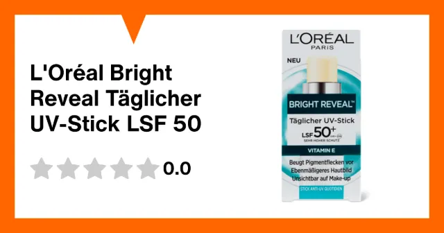 Produktbild zu L'Oréal Bright Reveal Täglicher UV-Stick LSF 50
