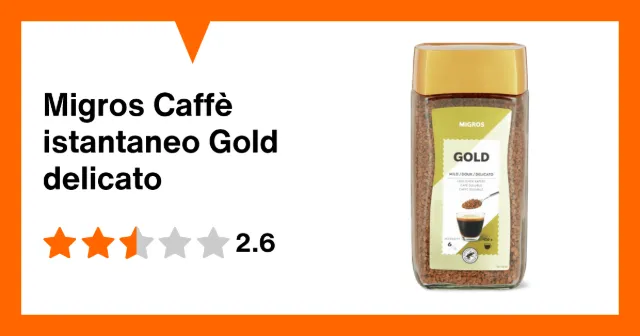 Immagine del prodotto Migros Caffè istantaneo Gold delicato