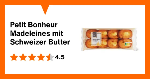 Immagine del prodotto Petit Bonheur Madeleines mit Schweizer Butter