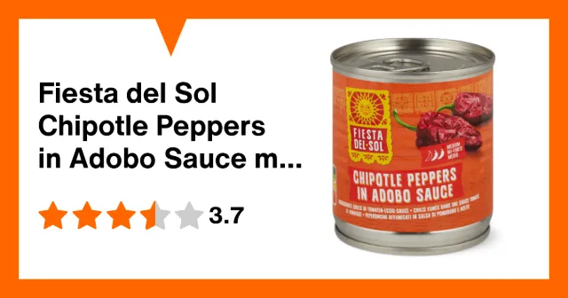 Image du produit Fiesta del Sol Chipotle Peppers in Adobo Sauce medium