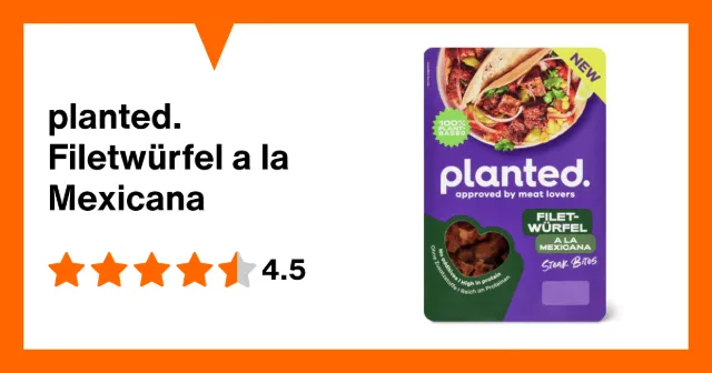 Image du produit planted. Filetwürfel a la Mexicana
