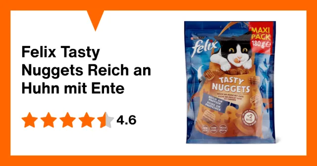 Image du produit Felix Tasty Nuggets Reich an Huhn mit Ente