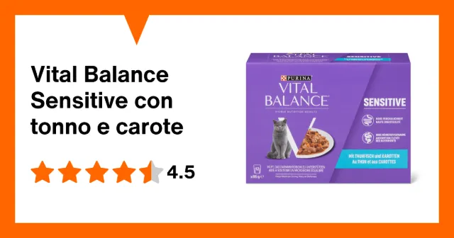 Produktbild zu Vital Balance Sensitive con tonno e carote