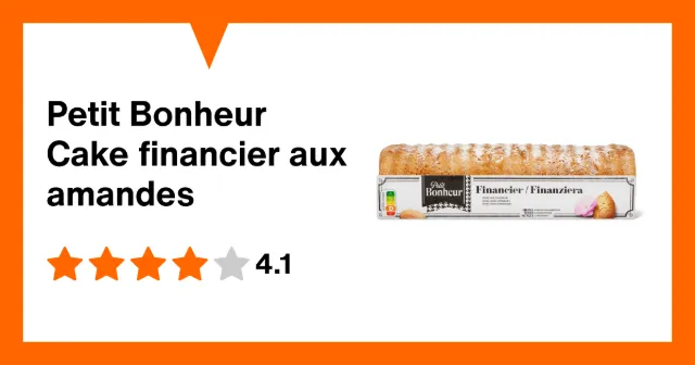 Immagine del prodotto Petit Bonheur Cake financier aux amandes
