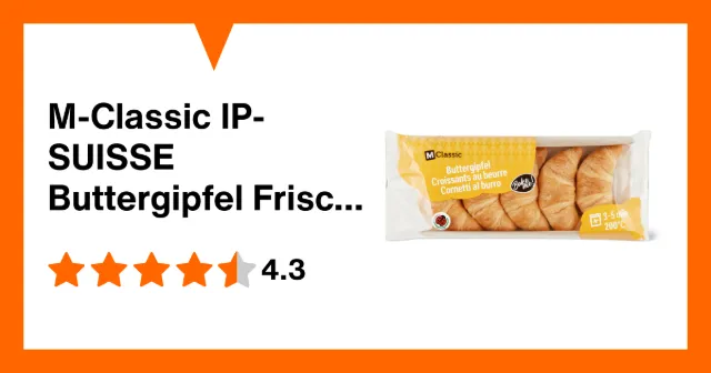 Image du produit M-Classic Croissants au beurre précuits