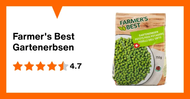 Produktbild zu Farmer's Best Gartenerbsen