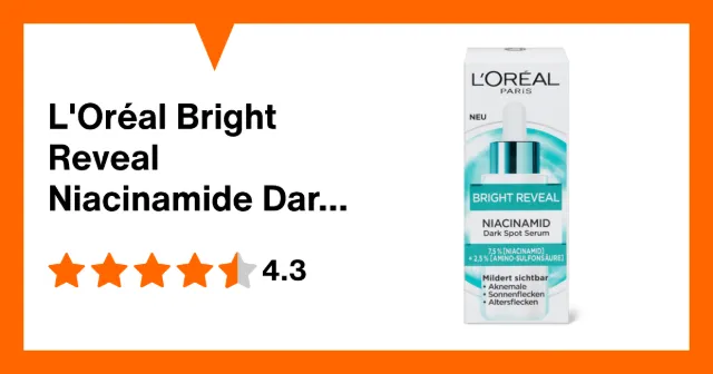 Image du produit L'Oréal Bright Reveal Niacinamide Dark Spot Serum