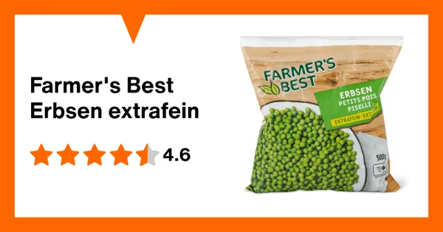 Produktbild zu Farmer's Best Erbsen extrafein