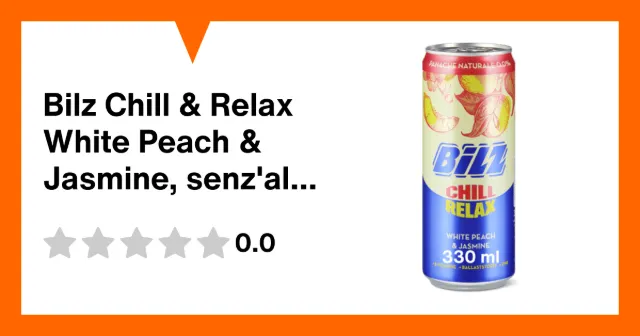 Immagine del prodotto Bilz Chill & Relax White Peach & Jasmine, senz'alcol