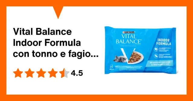 Produktbild zu Vital Balance Indoor Formula con tonno e fagiolini