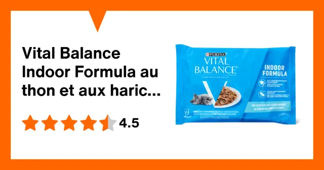 Produktbild zu Vital Balance Indoor Formula au thon et aux haricots verts