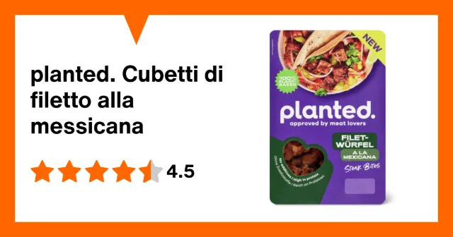 Image du produit planted. Cubetti di filetto alla messicana