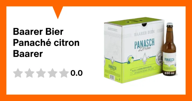 Image du produit Baarer Bier Panaché citron Baarer