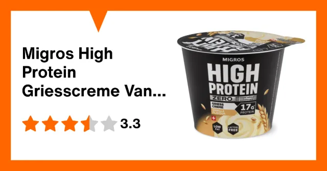 Immagine del prodotto Migros High Protein Griesscreme Vanille