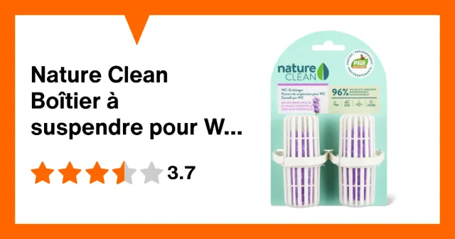 Immagine del prodotto Nature Clean Boîtier à suspendre pour WC Lavande