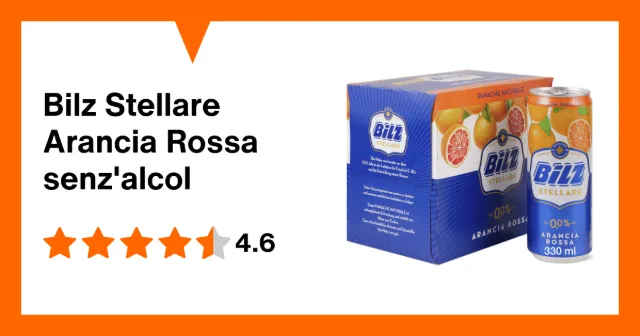 Immagine del prodotto Bilz Stellare Arancia Rossa senz'alcol