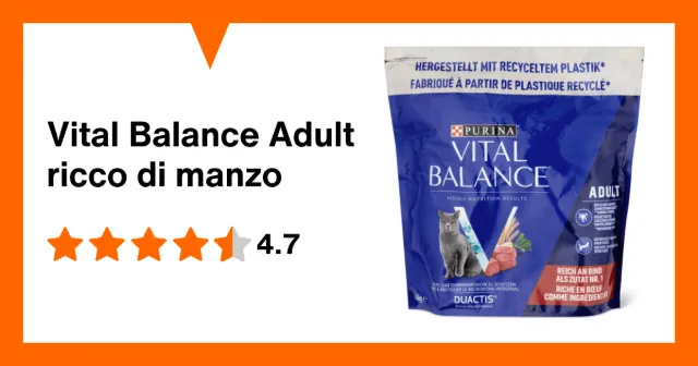 Produktbild zu Vital Balance Adult ricco di manzo