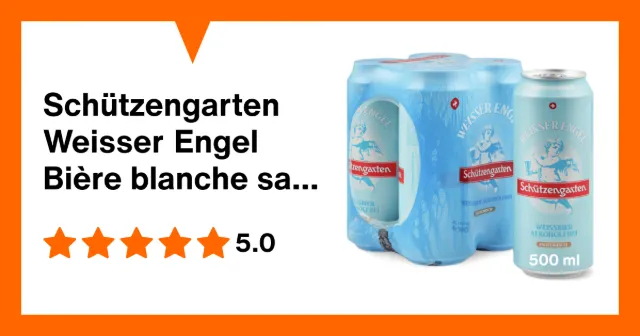 Produktbild zu Schützengarten Weisser Engel Bière blanche sans alcool
