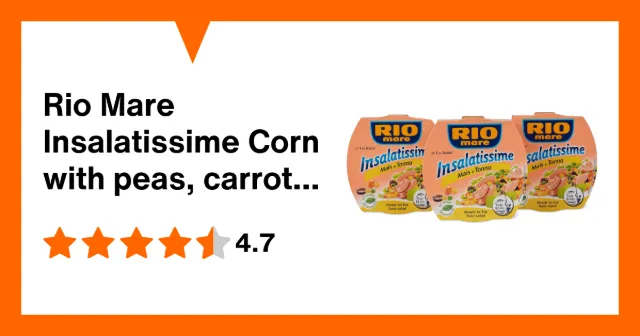 Image du produit Rio Mare Insalatissime Corn with peas, carrots and olives