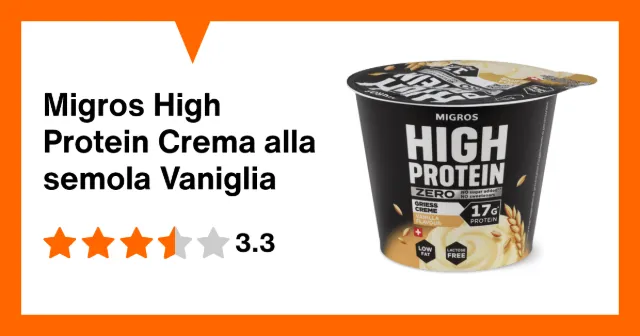 Immagine del prodotto Migros High Protein Crema alla semola Vaniglia