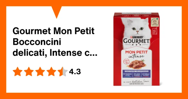 Image du produit Gourmet Mon Petit Bocconcini delicati, Intense con tonno, salmone e trota