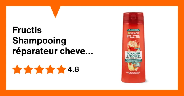 Image du produit Fructis Shampooing réparateur cheveux abîmés