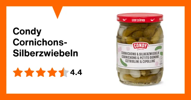 Produktbild zu Condy Cornichons-Silberzwiebeln