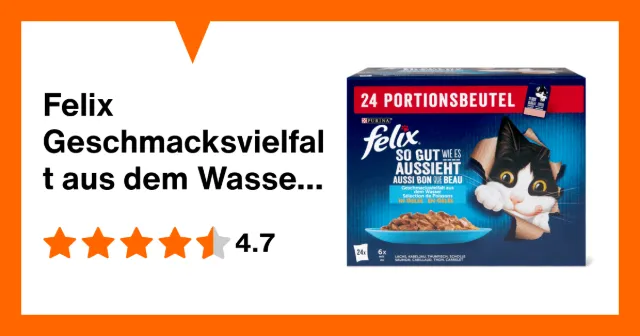 Produktbild zu Felix Geschmacksvielfalt aus dem Wasser in Gelee