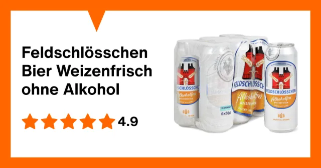 Image du produit Feldschlösschen Bière blanche sans alcool