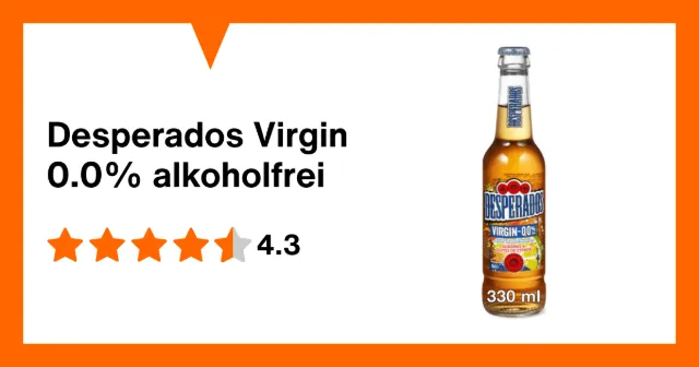 Image du produit Desperados Virgin 0.0% sans alcool