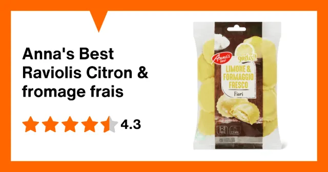 Produktbild zu Anna's Best Raviolis Citron & fromage frais