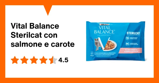 Produktbild zu Vital Balance Sterilcat con salmone e carote