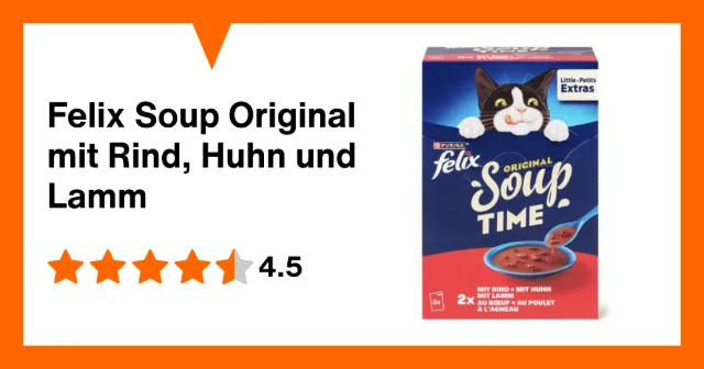 Immagine del prodotto Felix Soup Original mit Rind, Huhn und Lamm