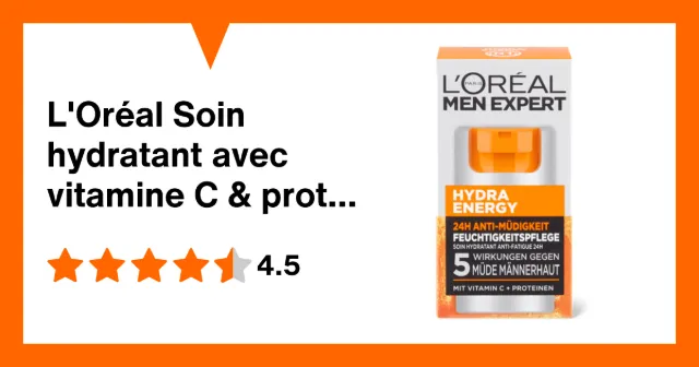 Image du produit L'Oréal Soin hydratant avec vitamine C & protéines