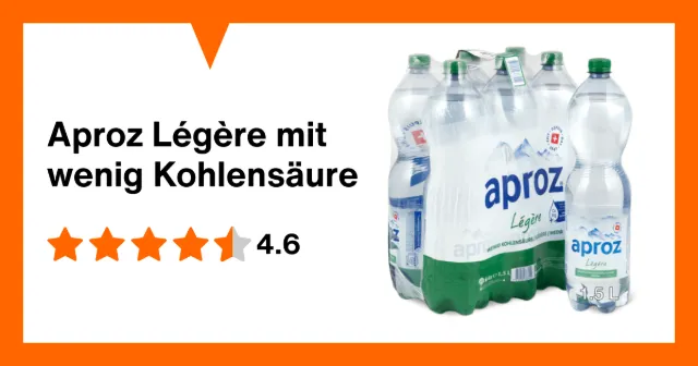 Image du produit Aproz Légère légèrement gazeuse