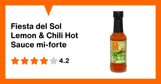 Immagine del prodotto Fiesta del Sol Lemon & Chili Hot Sauce mi-forte
