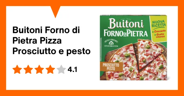 Image du produit Buitoni Forno di Pietra Pizza Prosciutto e pesto