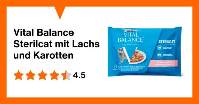 Produktbild zu Vital Balance Sterilcat mit Lachs und Karotten