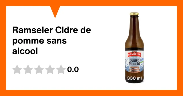 Image du produit Ramseier Cidre de pomme sans alcool