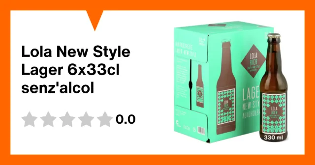 Immagine del prodotto Lola New Style Lager 6x33cl senz'alcol