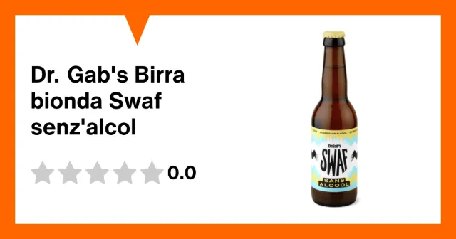 Immagine del prodotto Dr. Gab's Birra bionda Swaf senz'alcol