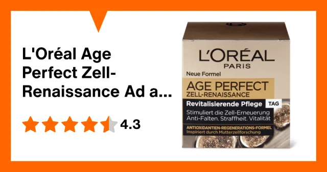 Image du produit L'Oréal Age Perfect Zell-Renaissance Ad azione rivitalizzante e trattante