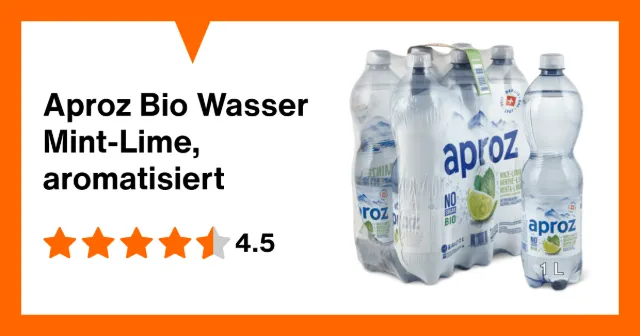 Image du produit Aproz Bio Eau Menthe-lime