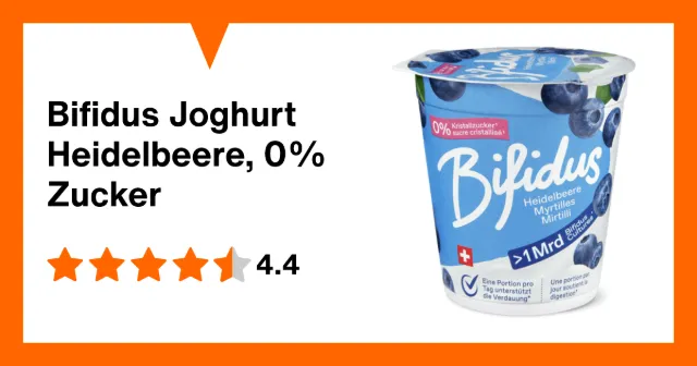 Image du produit Bifidus Joghurt Heidelbeere, 0% Zucker