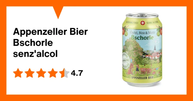 Image du produit Appenzeller Bier Bschorle senz'alcol