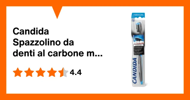 Produktbild zu Candida Spazzolino da denti al carbone medium