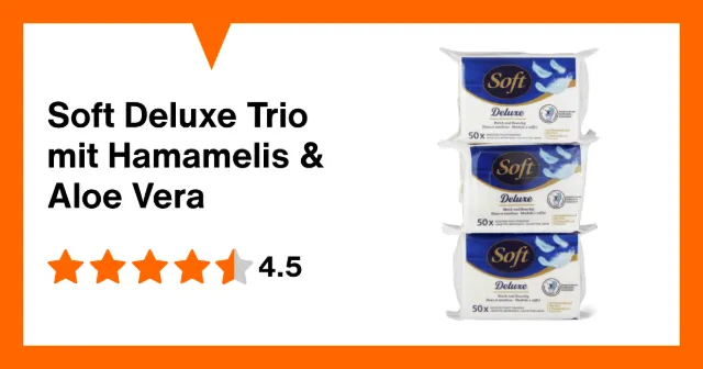 Immagine del prodotto Soft Deluxe Trio mit Hamamelis & Aloe Vera
