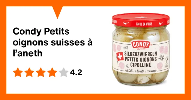 Immagine del prodotto Condy Petits oignons suisses à l’aneth