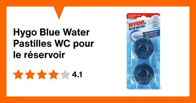 Produktbild zu Hygo Blue Water Pastilles WC pour le réservoir